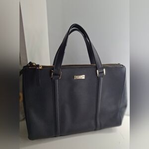 Kate Spade Newberry Lane Leather Expandable Tote Bag Great Condition